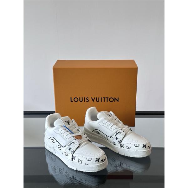 新品Lv Trainer❤ルイヴィトン靴コピーMonogram Flowersメンズスニーカー2026流行りファッション