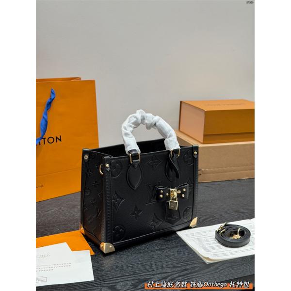Lv 村上隆 コラボハンドバッグOnthego toteルイヴィトンバッグコピー2026最新トレンド収納性抜群