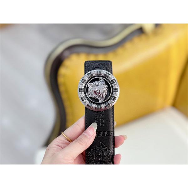 ★高品質★ ヴェルサーチ ベルトコピーVersaceメンズファッショントレンド新作レザーベルト