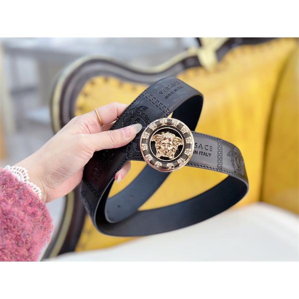 ★高品質★ ヴェルサーチ ベルトコピーVersaceメンズファッショントレンド新作レザーベルト