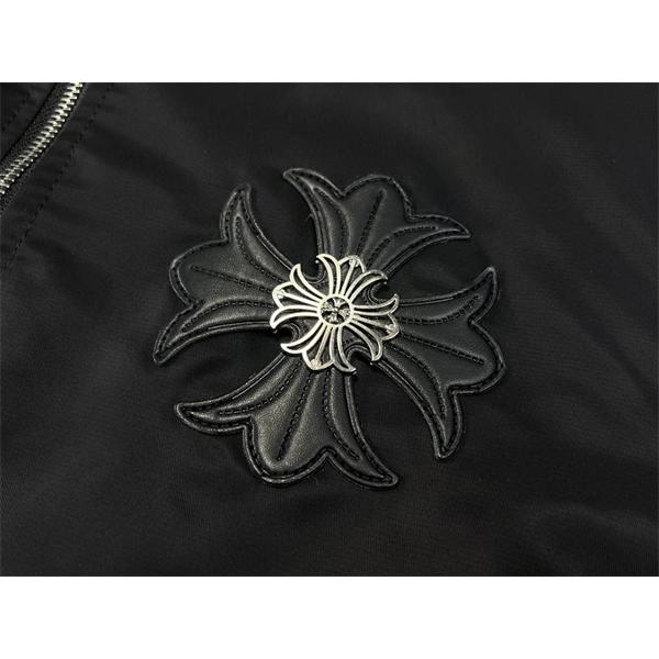 立体刺繍 デザイン性抜群 中綿ブルゾン 防寒性向上 クロムハーツ Chrome Hearts コピー