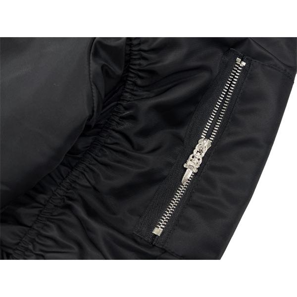 立体刺繍 デザイン性抜群 中綿ブルゾン 防寒性向上 クロムハーツ Chrome Hearts コピー