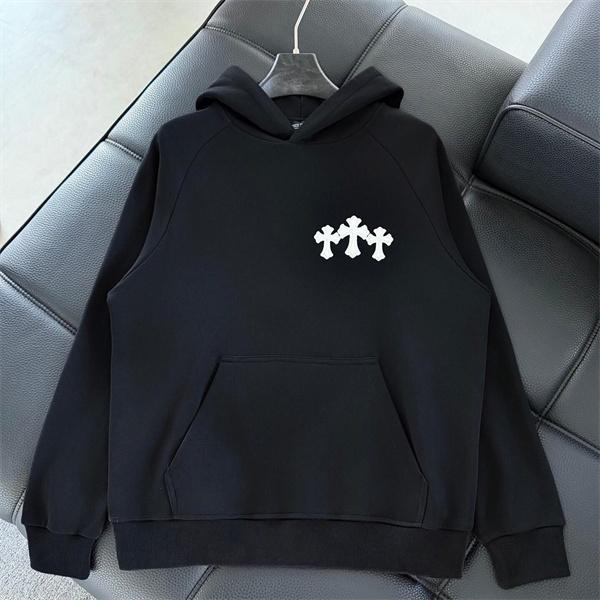 クロムハーツ Chrome Hearts コピー ミニマルクロス刺繍 パーカー シンプル洗練 定番