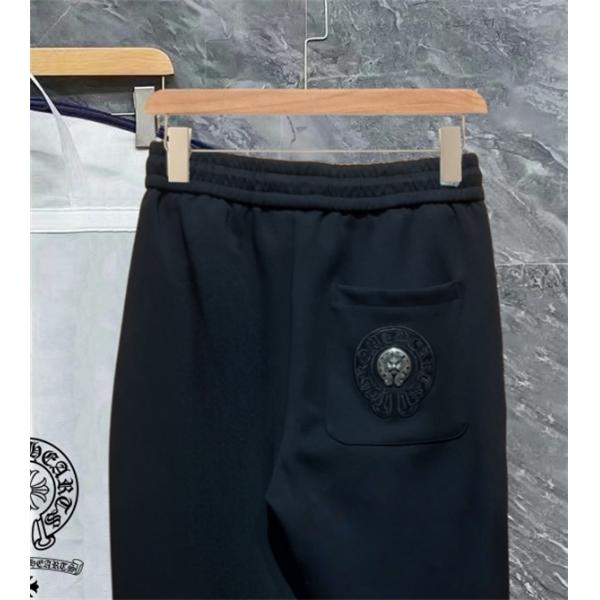 クロムハーツ Chrome Hearts コピー 人気爆発 立体クロスモチーフ 快適フィットスウェットパンツ