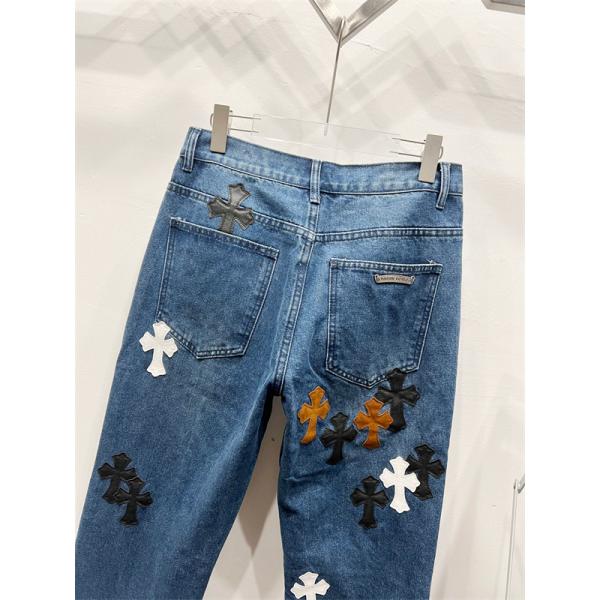 プレミアム感 存在感抜群 2026新作コーデ デニムパンツ クロムハーツ Chrome Hearts コピー