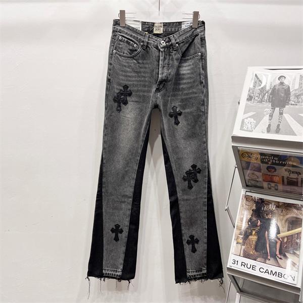 話題 シャープライン 注目新作 クロムハーツ Chrome Hearts コピー デニムパンツ