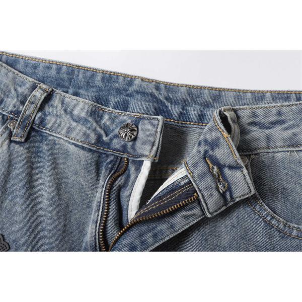 定番人気 オールオーバークロス 万能 デニムパンツ クロムハーツ Chrome Hearts コピー