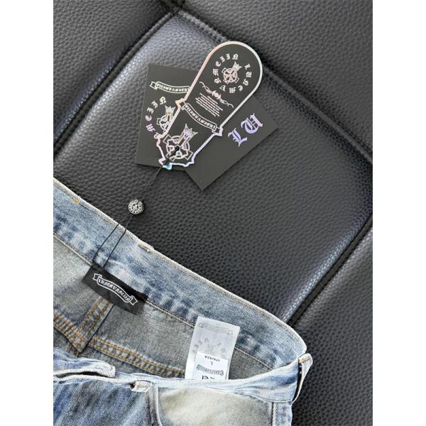 定番人気 クロス刺繍 バランス良好 クロムハーツ Chrome Hearts コピー デニムパンツ