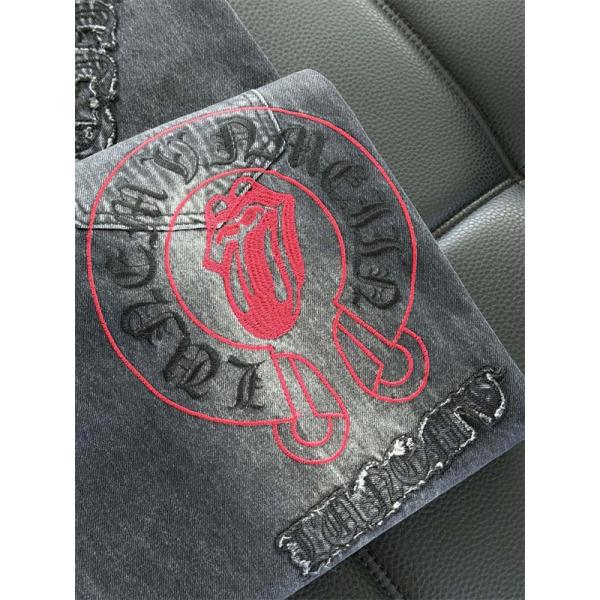 クロムハーツ Chrome Hearts コピー 重厚 無彩トーン 落ち着き印象 デニムパンツ