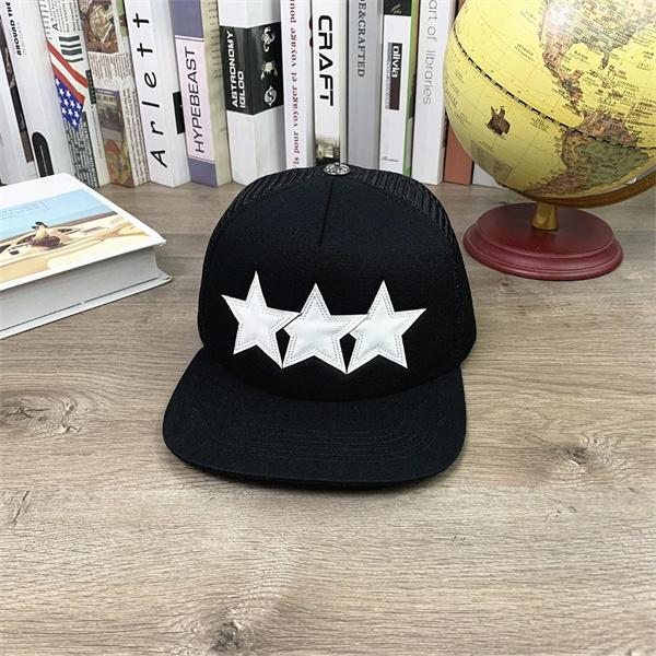 クロムハーツ Chrome Hearts コピー 個性派 トリプルスター装飾 クール系 キャップ