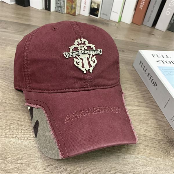 無骨 ダメージ加工 ヴィンテージ調 クロムハーツ Chrome Hearts コピー キャップ