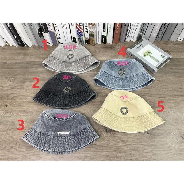 話題 ウォッシュデニム 柔らか印象 バケットハット クロムハーツ Chrome Hearts コピー