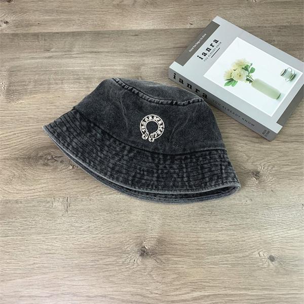 話題 ウォッシュデニム 柔らか印象 バケットハット クロムハーツ Chrome Hearts コピー