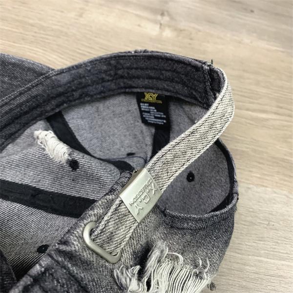 クロムハーツ Chrome Hearts コピー 注目 ダメージ加工 クロスモチーフ キャップ