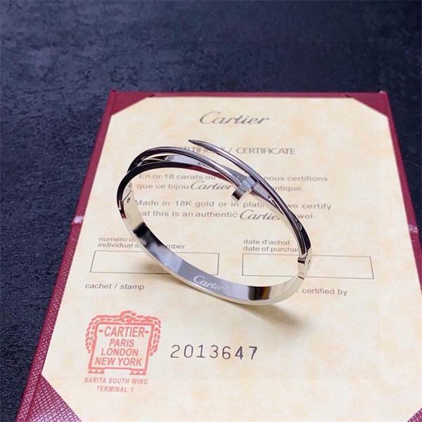 上質 ミニマルライン 鏡面仕上げ 洗練 ブレスレット Cartier カルティエ コピー