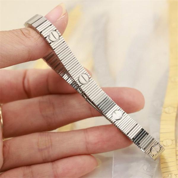 新作 精巧 リンク シャープ ユニセックス Cartier カルティエ コピー バングル