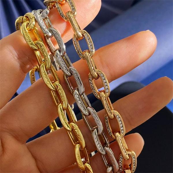 Cartier カルティエ コピー 数量限定 レイヤード 存在感際立つ チェーン ブレスレット