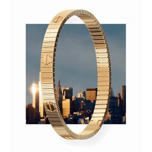 高級 ワイドフォルム 精密加工 洗練バングル Cartier...