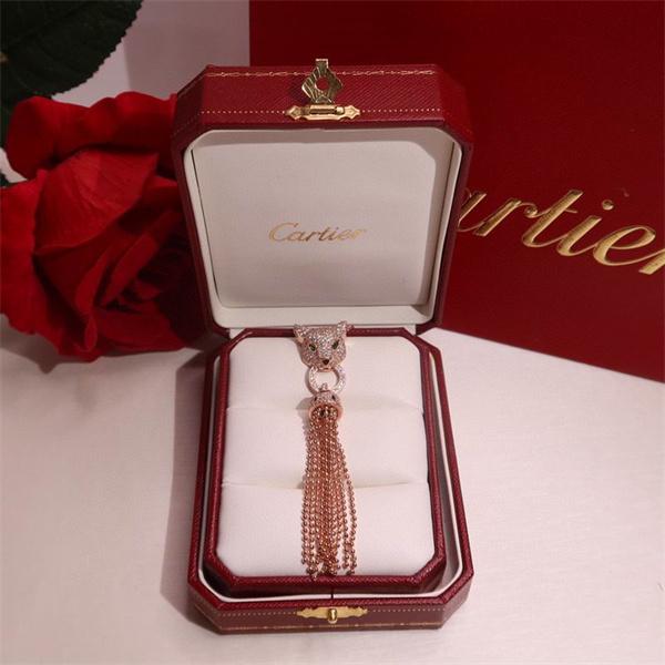 ラグジュアリー輝き ヘビーチェーン ネックレス 話題モデル Cartier カルティエ コピー