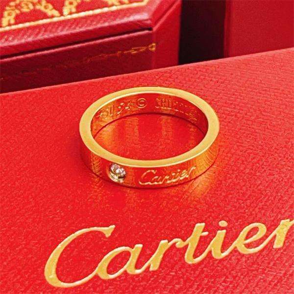 ペア対応 クラシックライン シンプル装飾 リング 定番 Cartier カルティエ コピー