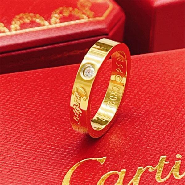 ペア対応 クラシックライン シンプル装飾 リング 定番 Cartier カルティエ コピー