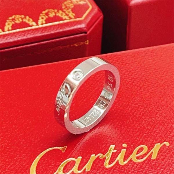 ペア対応 クラシックライン シンプル装飾 リング 定番 Cartier カルティエ コピー
