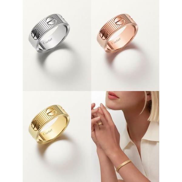 存在感 Cartier カルティエ コピー リブテクスチャー メタルリング モード 2026新作