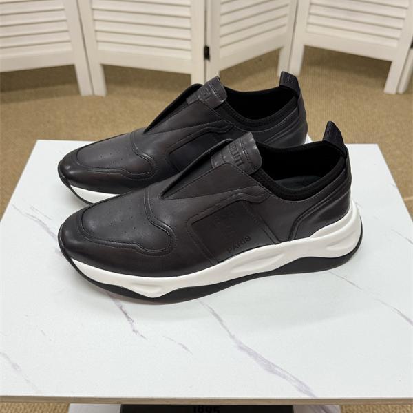 入手困難 2026新作 レザースニーカー 上質 モダン Berluti ベルルッティ コピー