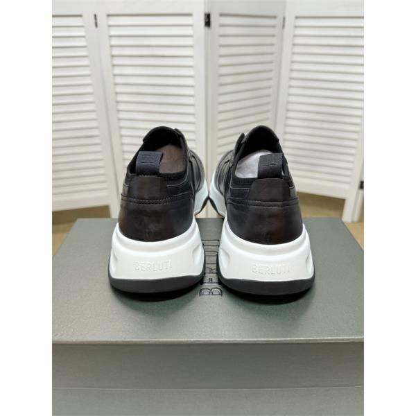 入手困難 2026新作 レザースニーカー 上質 モダン Berluti ベルルッティ コピー