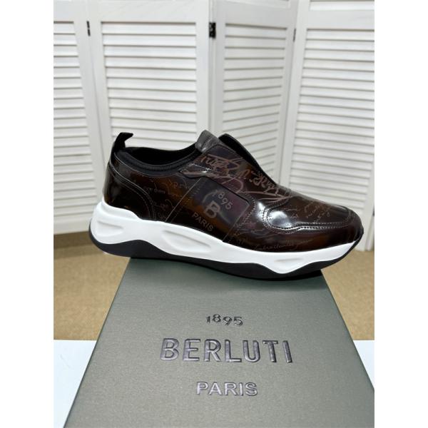 最新モデル ブラウン Berluti ベルルッティ コピー シューズ 個性派 ラグジュアリー