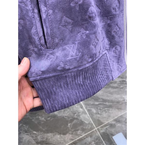 LV 2026春夏SS MONOGRAM ☆☆ルイヴィトンジャケットコピースタイリッシュ☆パープル色
