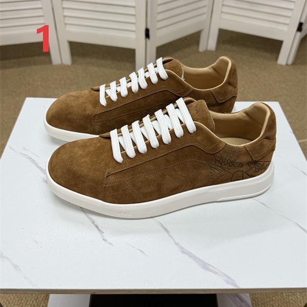 上品 スエード スニーカー 柔和 快適 2026新作 Berluti ベルルッティ スーパーコピー