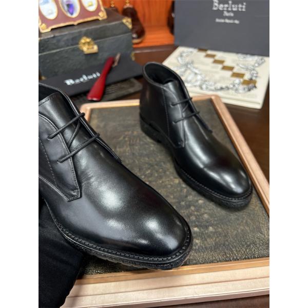 正統 レースアップ Berluti ベルルッティ コピー レザーシューズ 端正 クラシック