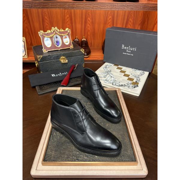 正統 レースアップ Berluti ベルルッティ コピー レザーシューズ 端正 クラシック