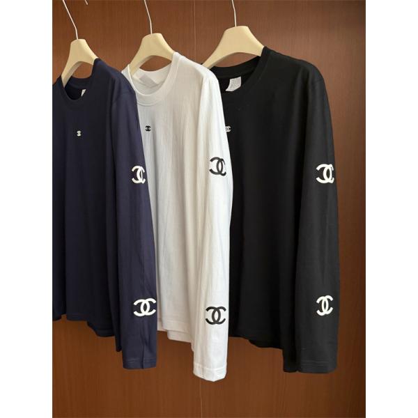 CHANEL 2026春夏SS シャネル長袖ｔシャツコピーリラックス感3色使い勝手