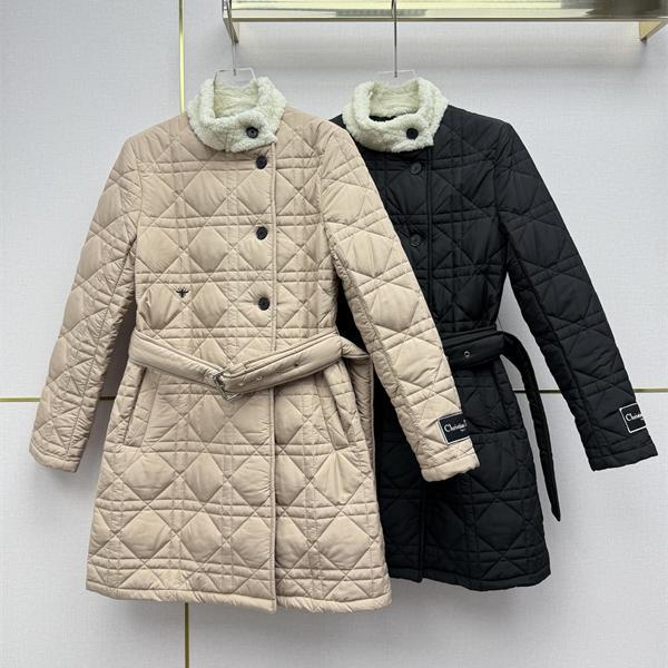 上質仕立て 新作 キルティングコート 優雅 防寒 DIOR ディオール コピー