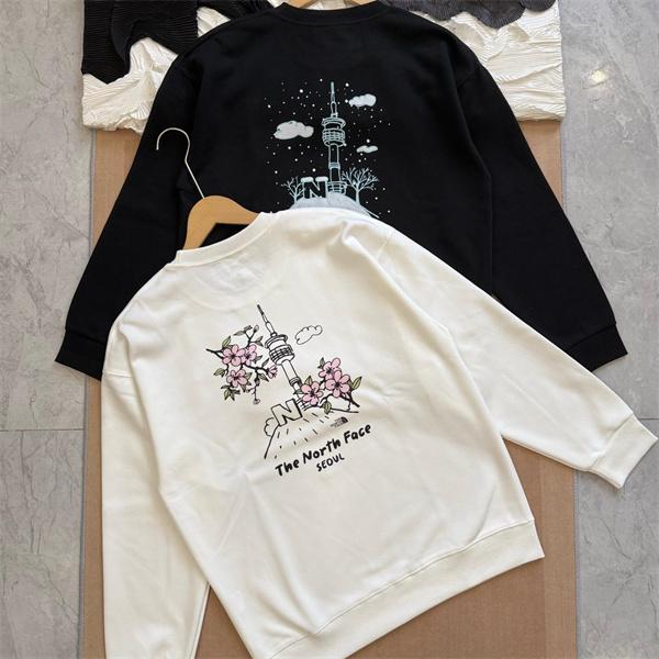 THE NORTH FACE ザノースフェイス コピー バックプリント スウェット ストリート 裏起毛