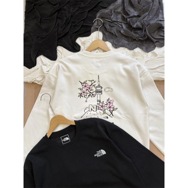THE NORTH FACE ザノースフェイス コピー バックプリント スウェット ストリート 裏起毛