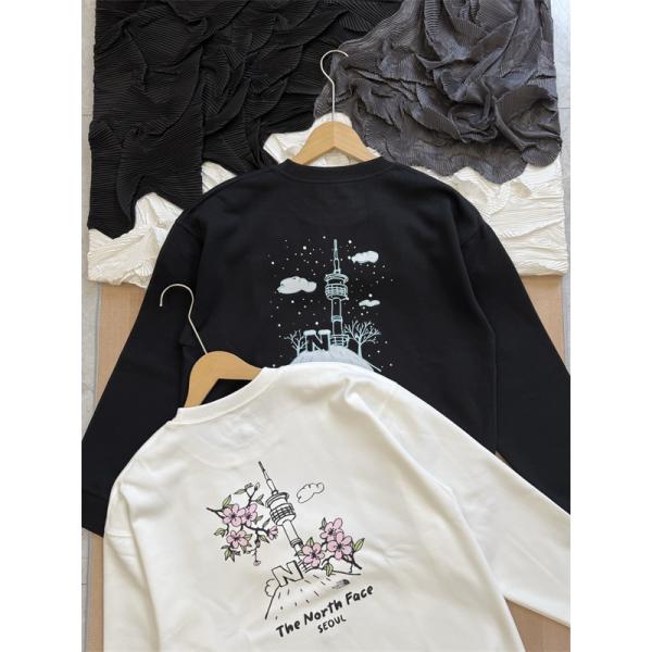 THE NORTH FACE ザノースフェイス コピー バックプリント スウェット ストリート 裏起毛