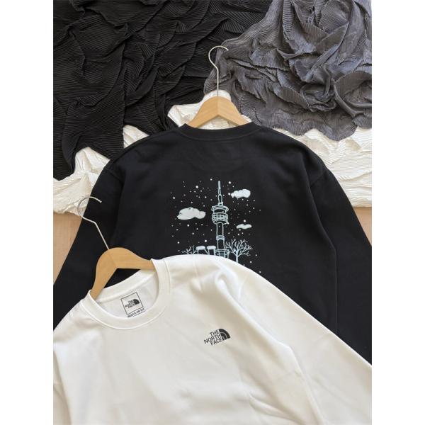 THE NORTH FACE ザノースフェイス コピー バックプリント スウェット ストリート 裏起毛