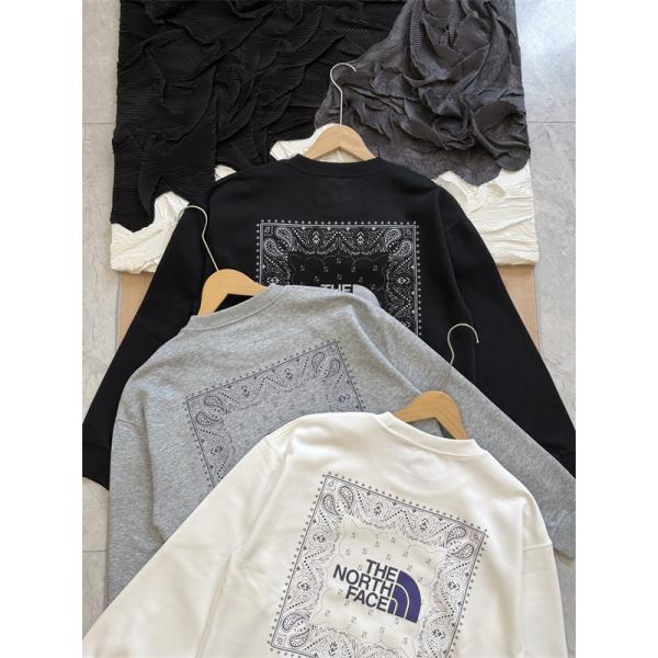 プリント スウェット 加绒 保温 着心地 2026新作 THE NORTH FACE ザノースフェイス コピー