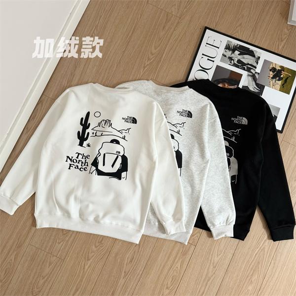 プリント スウェット 加绒 保温 着心地 2026新作 THE NORTH FACE ザノースフェイス コピー