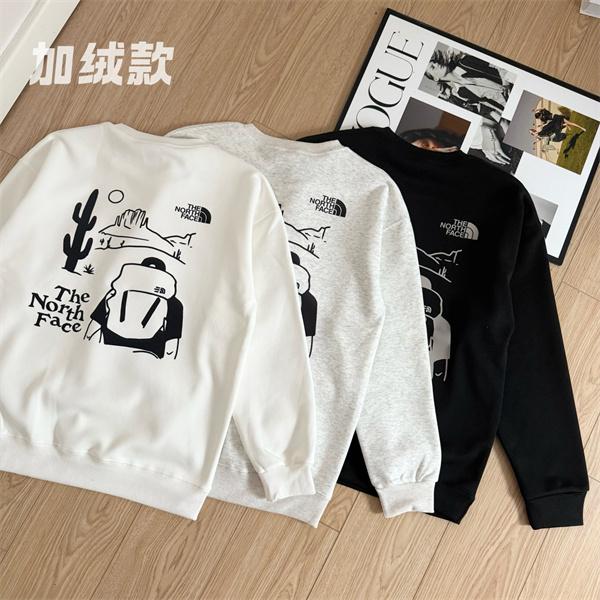 プリント スウェット 加绒 保温 着心地 2026新作 THE NORTH FACE ザノースフェイス コピー