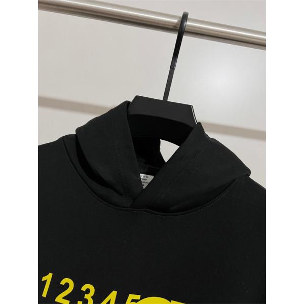 数字ロゴ フードパーカー 裏起毛 ストリート 定番 Maison Margiela メゾン マルジェラ コピー