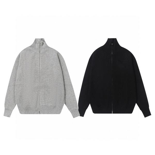 ニット ジップブルゾン シンプル 上質 大人向け Maiso...