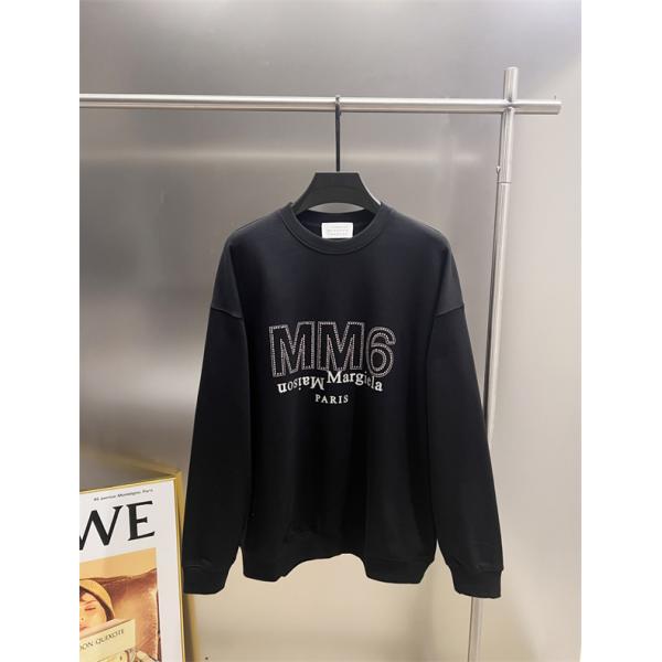  Maison Margiela メゾン マルジェラ コピー ロゴプリント スウェット 裏起毛 ゆったり 高級