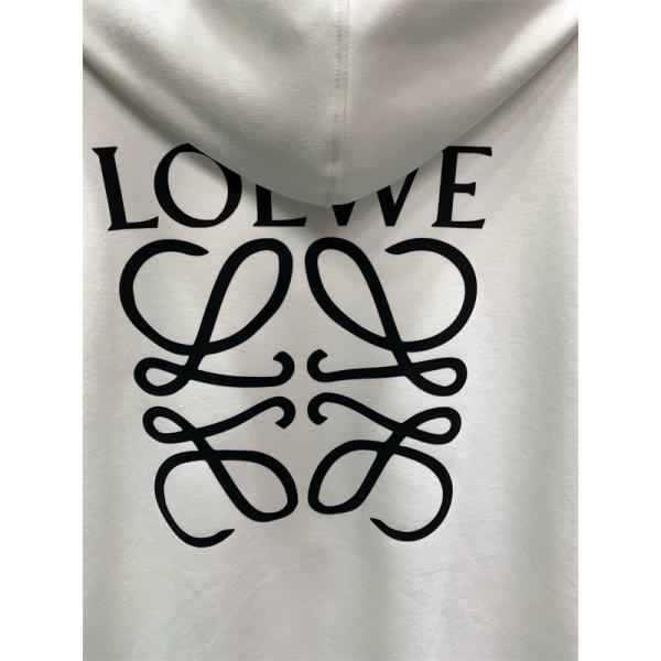 ロゴ刺繍 LOEWE ロエベ コピー ジップパーカー 裏起毛 シンプル 注目