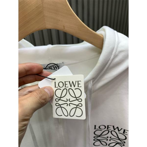 ロゴ刺繍 LOEWE ロエベ コピー ジップパーカー 裏起毛 シンプル 注目