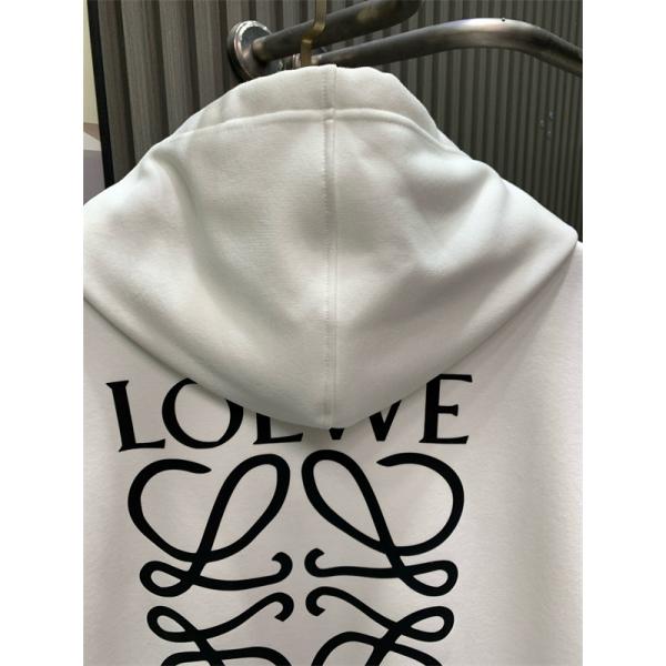 ロゴ刺繍 LOEWE ロエベ コピー ジップパーカー 裏起毛 シンプル 注目