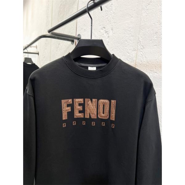 ロゴプリント FENDI フェンディ コピー トレーナー ゆったり 定番 2026新作